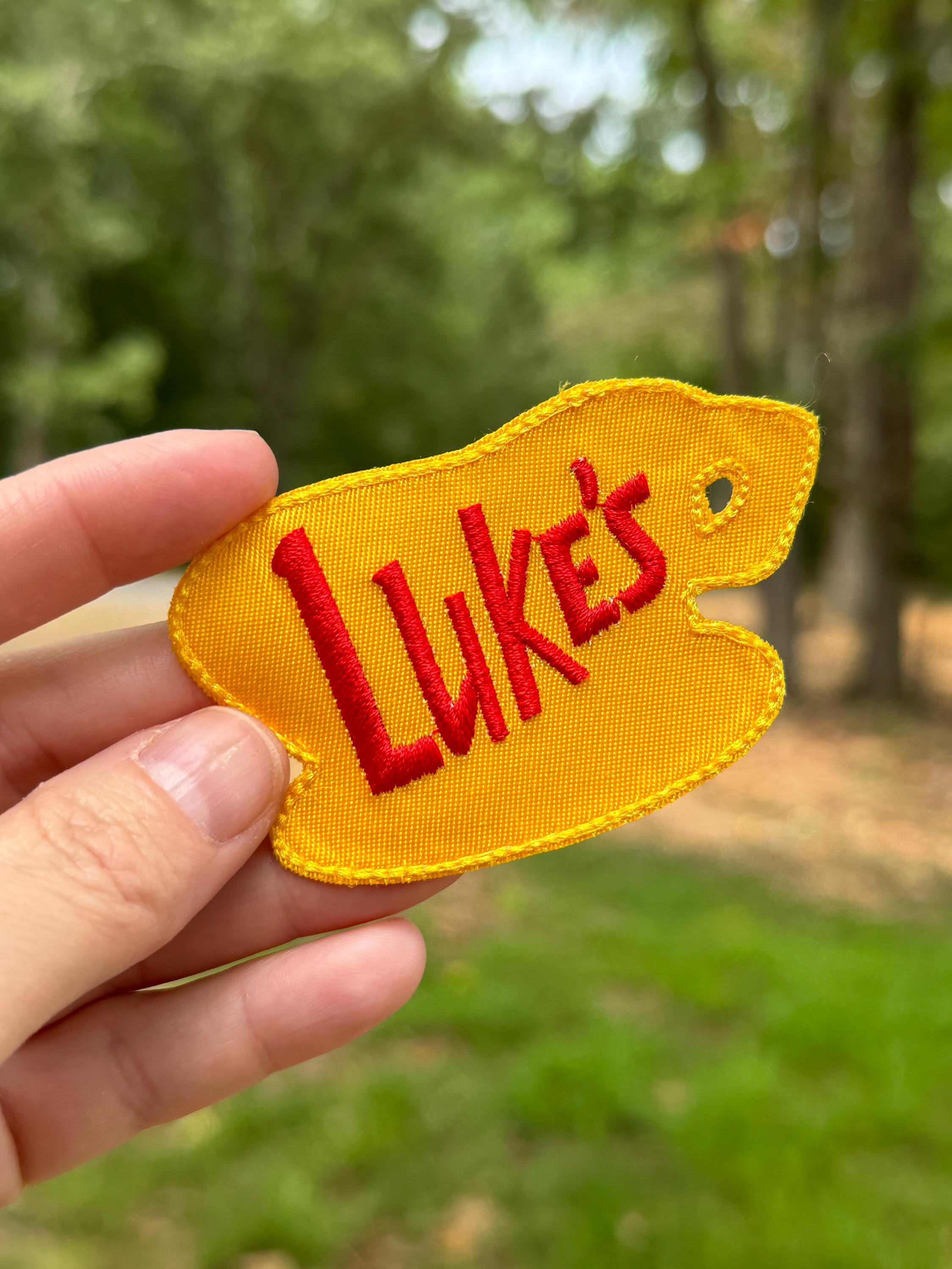 NEW Gilmore Girls Embroidered Patches Luke\'s Diner Keychain Slouch Backpack WBStudios Exclusive Gilmore Girls Luke main image 4
