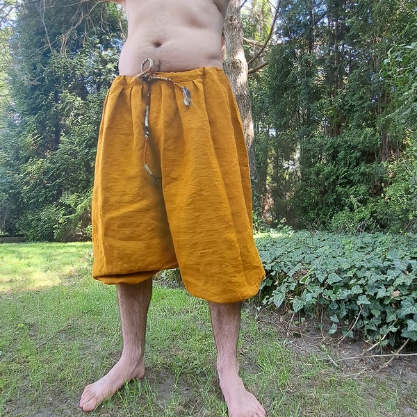 Viking baggy pants. colors to choose. warrior pants norse men clothes. Viking Trousers. early medieval reenactment fantasy norse costume