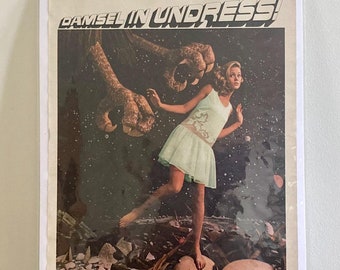 1960s &#39;Damsel in Undress&#39; Lingerie Ad | Vintage &#39;Movie Star&#39; Chemise Set Lingerie Ad | Vintage 60s Chemise | Bra | Slips Lingerie Ad