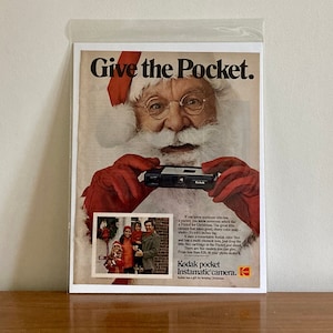 70s Kodak The Pocket Camera Christmas Ad | Vintage Kodak Instamatic Christmas Ad 1972 | Retro Instamatic Camera Ad | Retro 70s Christmas Ads
