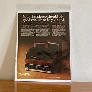60s/70s Panasonic Stereo Ad | Vintage Panasonic RE-7700 Stereo | Retro 70s Home Stereo Advertising | Vintage Panasonic Advertising