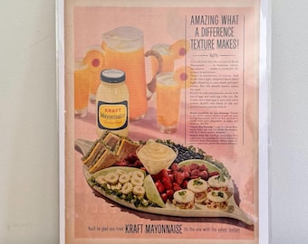 Vintage 1970s Era 3 Piece Lot of Kraft Mayonnaise With Label and 2
