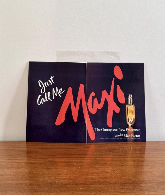 1970s Max Factor 'just Call Me Maxi' Perfume Print Ad - Etsy Australia