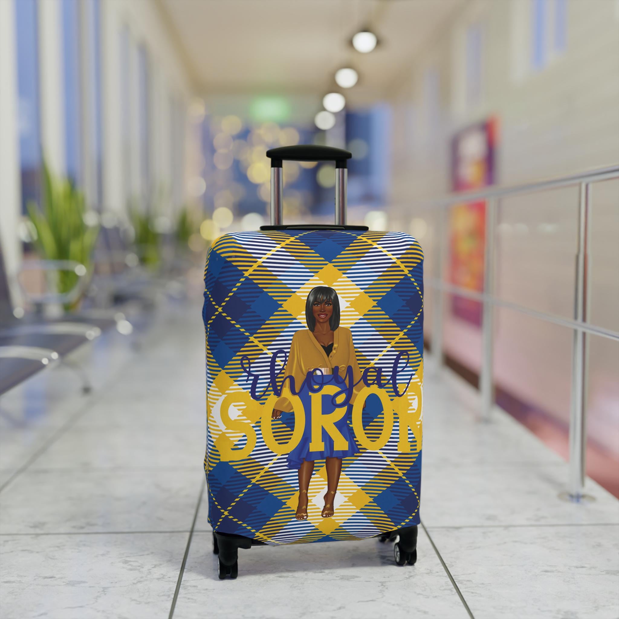 Blue Plaid Suitcase - Etsy display picture 1