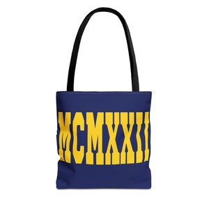 SGRho Rhoyal Blue and Gold MCMXXII AOP Tote Bag