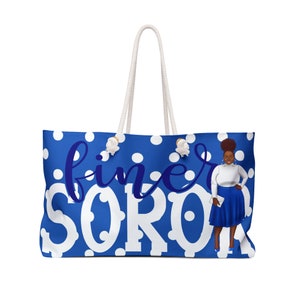 Zeta Phi Beta Finer Soror Weekender Bag