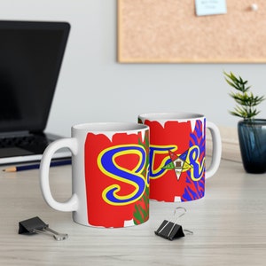 Order of Eastern Star OES SiStar White Ceramic Mug