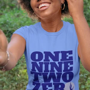 Products Zeta Phi Beta Blue and White 1920  Unisex t-shirt