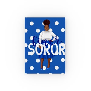 Zeta Phi Beta Finer Soror Hardcover Journal Matte