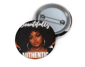 Broche de mulher afro autêntica e linda | Magia da Mulher Negra, Broche Redondo