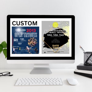 Custom Sport Tryout Flyer (digital download)