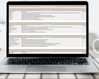 Airbnb Cleaning Checklist: Super Host Housekeeping Planner (Digital)