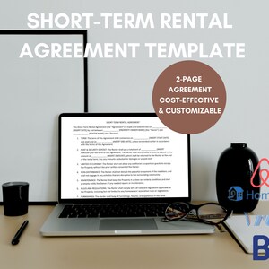 Protect Your Rental Property with a Short-Term Rental Agreement - Comprehensive & Customizable Contract for Owners and Renters