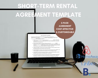 Co-host Agreement Template, Customizable, Short-term Rental Contract ...