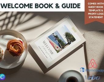 Plantilla de libro de bienvenida de Airbnb: Guía para anfitriones de alquileres vacacionales (digital)