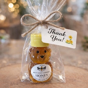 Raw Honey Bear 2 oz | Unheated & Unfiltered | Backyard Beekeeper Honey | Natural Enzymes | Small Batch | West Honey Company