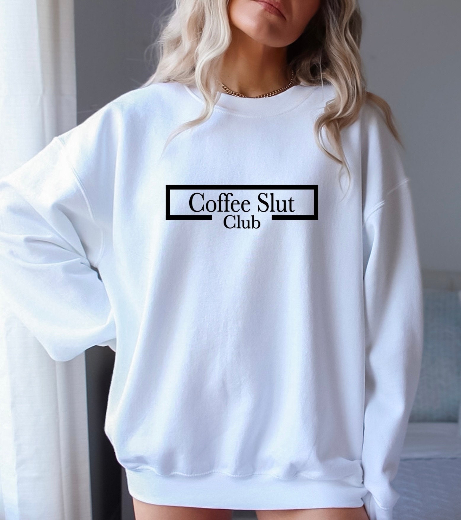 Coffee Slut Club Minimalist Crewneck / Beer Can 16oz / T Coffee Slut Club Minimalist Crewneck / Beer Can 16oz / T