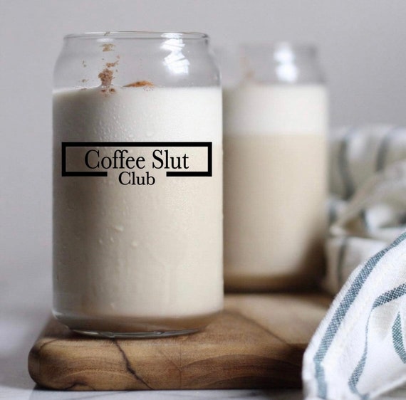 Coffee Slut Club Minimalist Crewneck / Beer Can 16oz / T Coffee Slut Club Minimalist Crewneck / Beer Can 16oz / T
