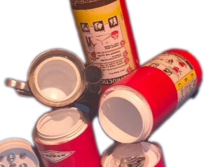 The Medium Fire Extinguisher Stash Container: Secret Safe, In-Plain-Sight Hideaway