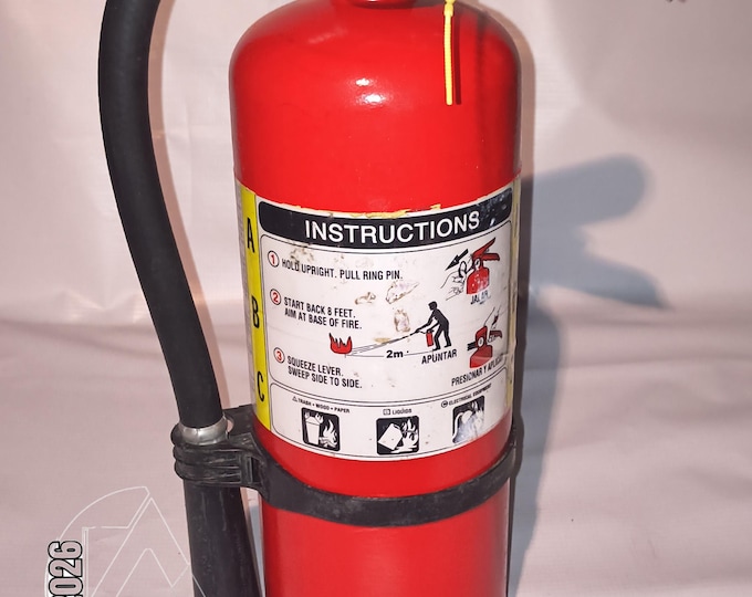 New 2026 5  LBS "AMEREX" Fire Extinguisher Stash Container: Secret Safe, In-Plain-Sight Hideaway Denver Broncos Tribute.