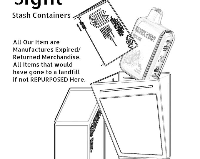 B+ Better & B- In-Plain-Sight Stash Containers For pills/jewelry with user Smell Proof