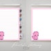 Cute Writing Paper Printable Kawaii Stationery Printable - Etsy