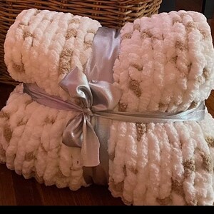 Handmade Chunky Knit Blanket
