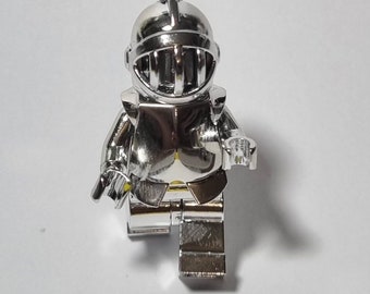 Lego Chrome Silver Knight Castle mini figure New