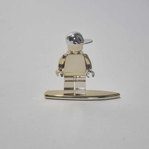 Lego Gold and Silver Chrom Minifigure Surfer