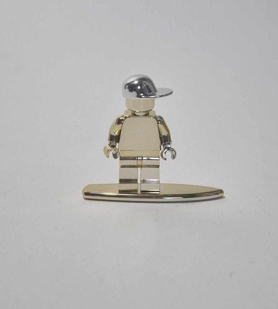 Lego Gold and Silver Chrom Minifigure Surfer