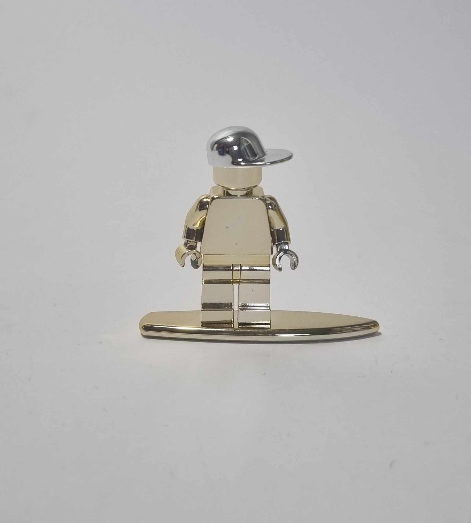 Lego Gold and Silver Chrom Minifigure Surfer