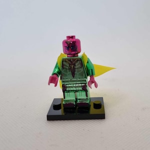 Chrome Vision Minifigure – Custom Superhero Collectible