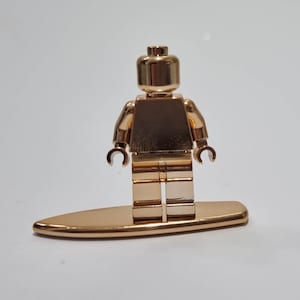 Lego Chrome Copper Minifigure Surfer