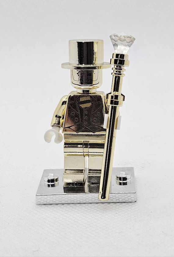 LEGO Mr Gold Minifigure All Parts Genuine Lego Etsy