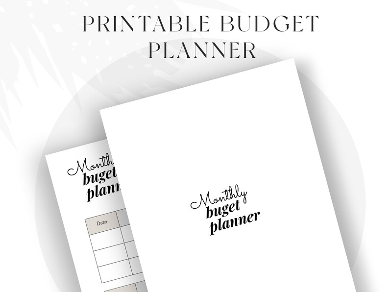 Printable Budget Planner, 2023 Finance Tracker, Canva Finance Planner