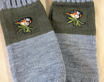 Fingerless cable knit - ladies gloves