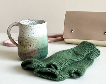 Green fingerless mittens womens. Fingerless gloves mittens