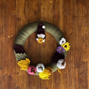 Fall wreaths for front door. Handmade door wreath