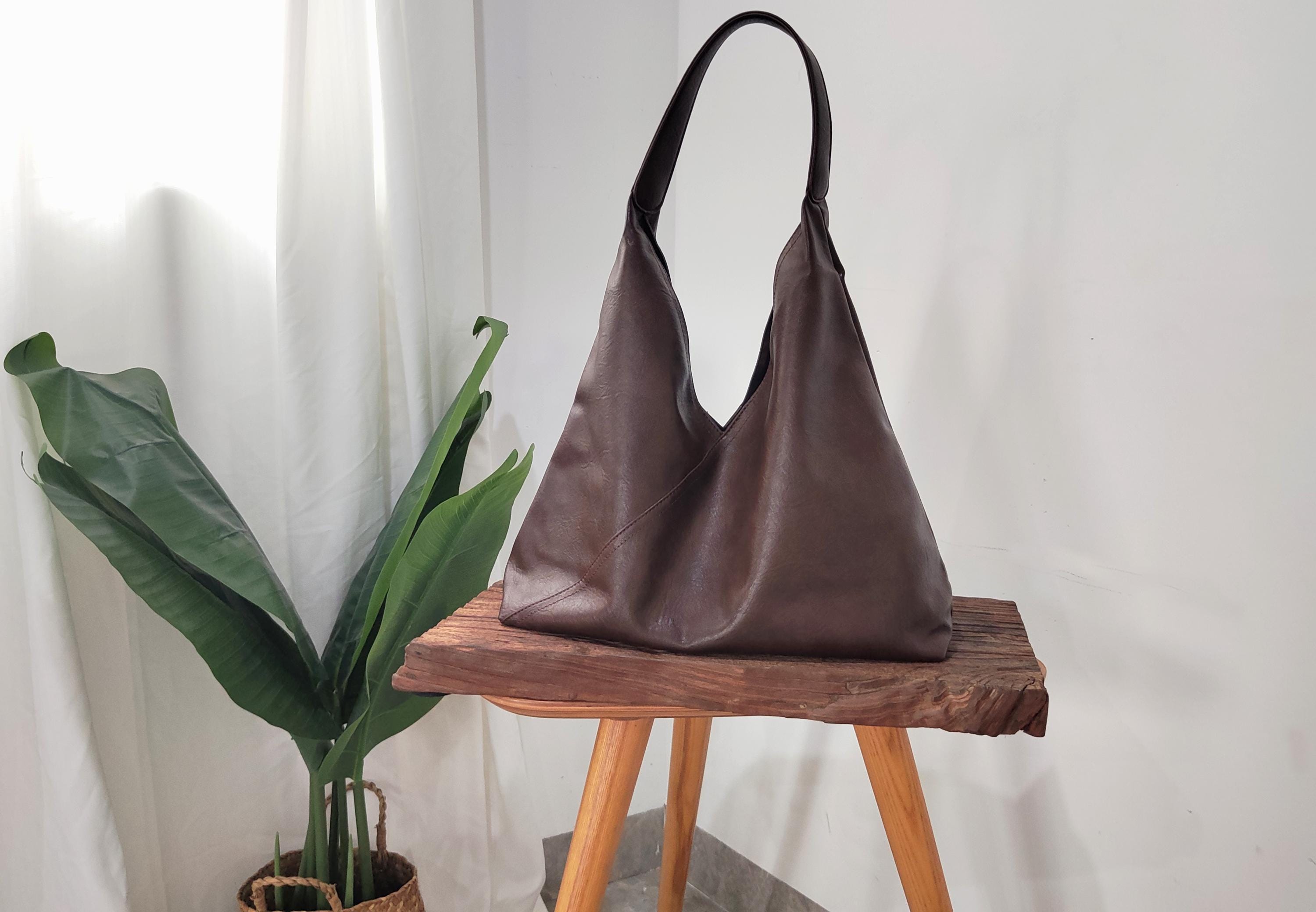 Baggu large leather tote best sale