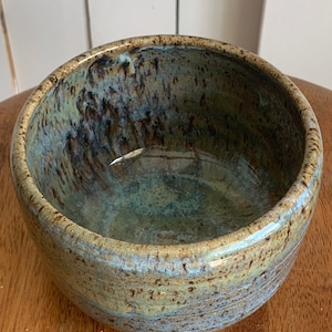 Abalone Opalescent Pottery Bowl