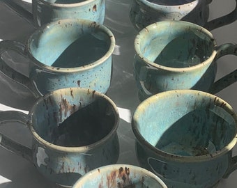 Water color tea cup