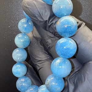 Aquamarine Bracelet – March Birthstone Jewelry | Natural Gemstone for Calm & Clarity