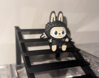 Monster Bunny Fidget Clicker Keychain | 3D Printed Stress Relief