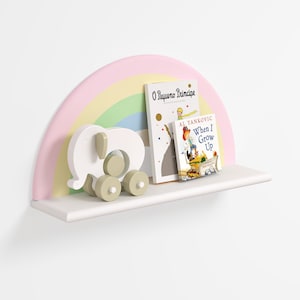 Rainbow Wall Shelf – Multicoloured – Children’s room