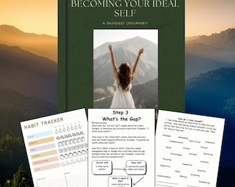 Becoming Your Best Self Guide | Self-Development Workbook and Journal | Personal Growth,Confidence & Mindset Planner | Digital Self-Help PDF