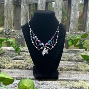 Purple Twinkle Fairy Necklace