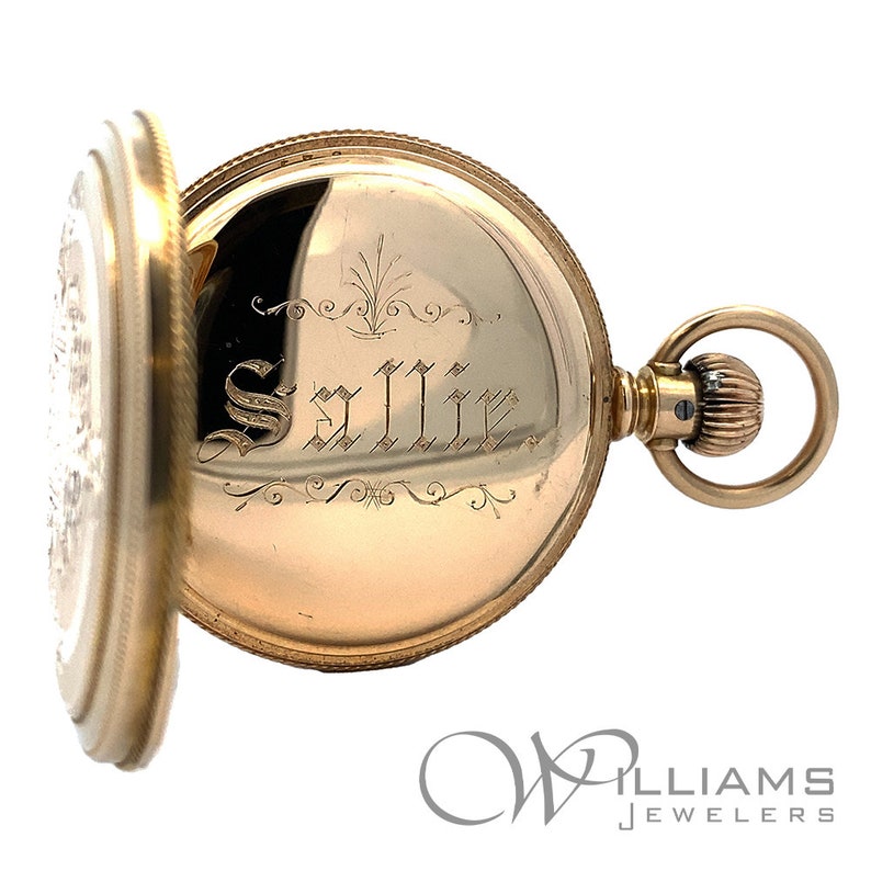 10ky Elgin Hunting Pocket Watch, 11 Jewels, 8 Size, 1885 Etsy