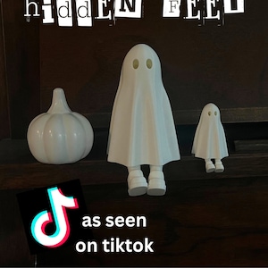 Ghost with Hidden Legs/ Halloween Ghost/ Ghost Decor/ As seen on TikTok