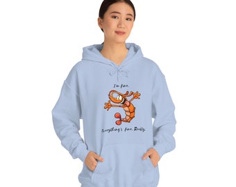 I'm fine - Heavy Blend Hooded Sweatshirt