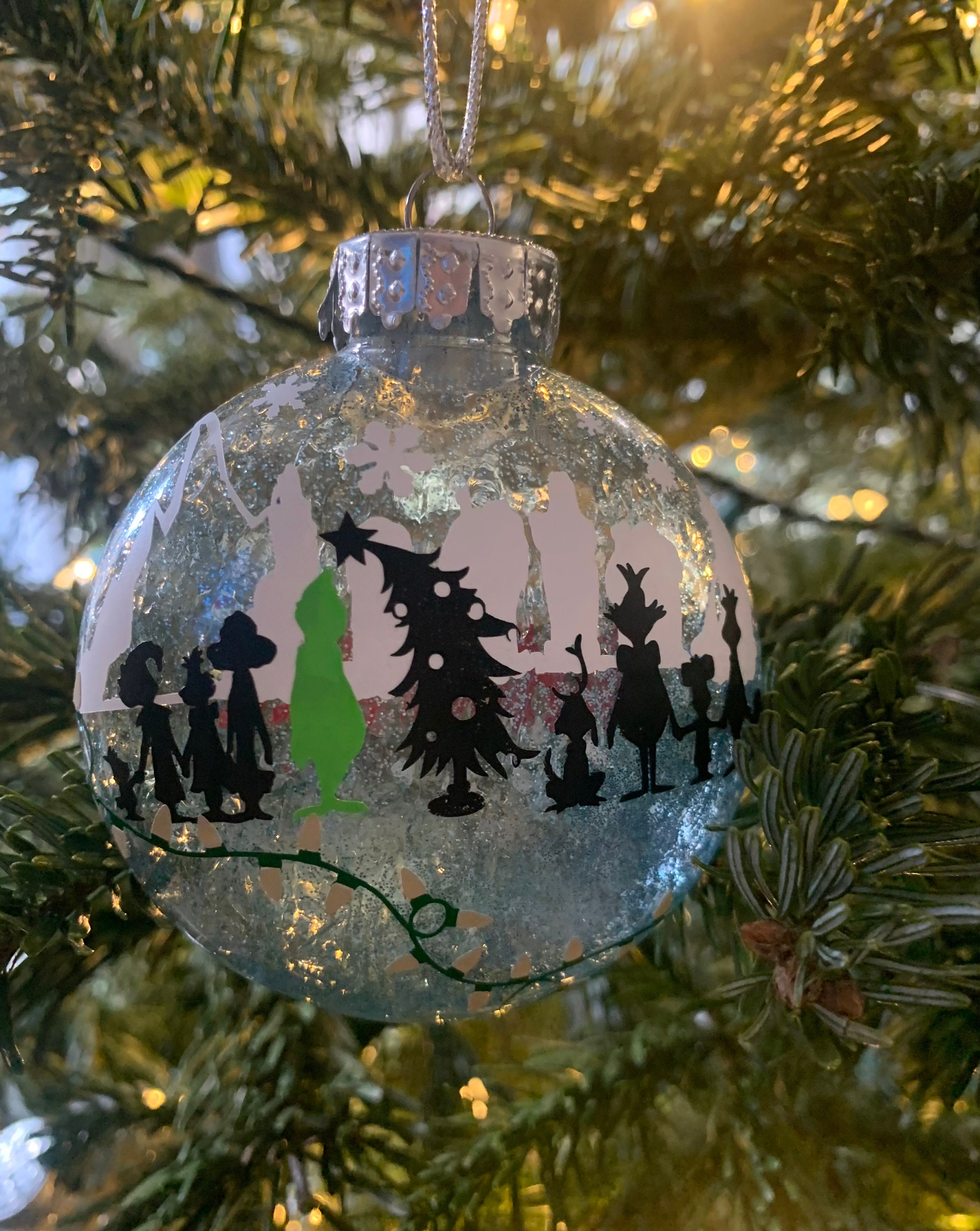 Grinch/whoville Christmas Ornament *customizable* - Etsy